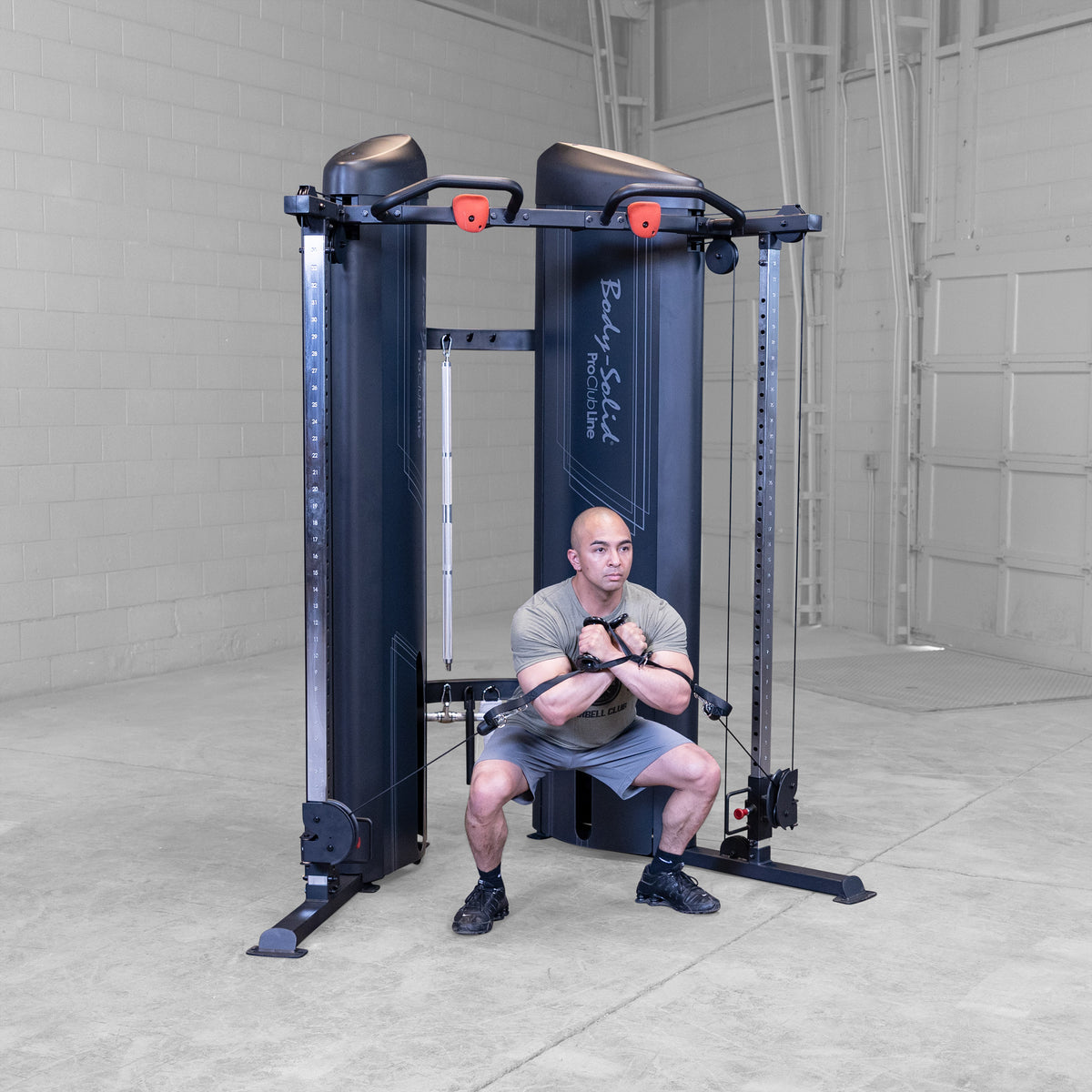 Body-Solid Pro Clubline Series II Single Cable Column - 310lb Stack Commercial — view 10