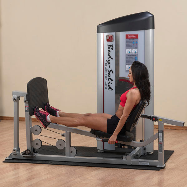 Body-Solid S2LPC Leg Press & Calf Raise Machine - 210lb Stack Commercial Grade — view 4