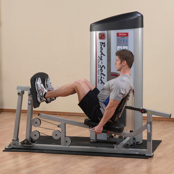 Body-Solid S2LPC Leg Press & Calf Raise Machine - 210lb Stack Commercial Grade — view 5