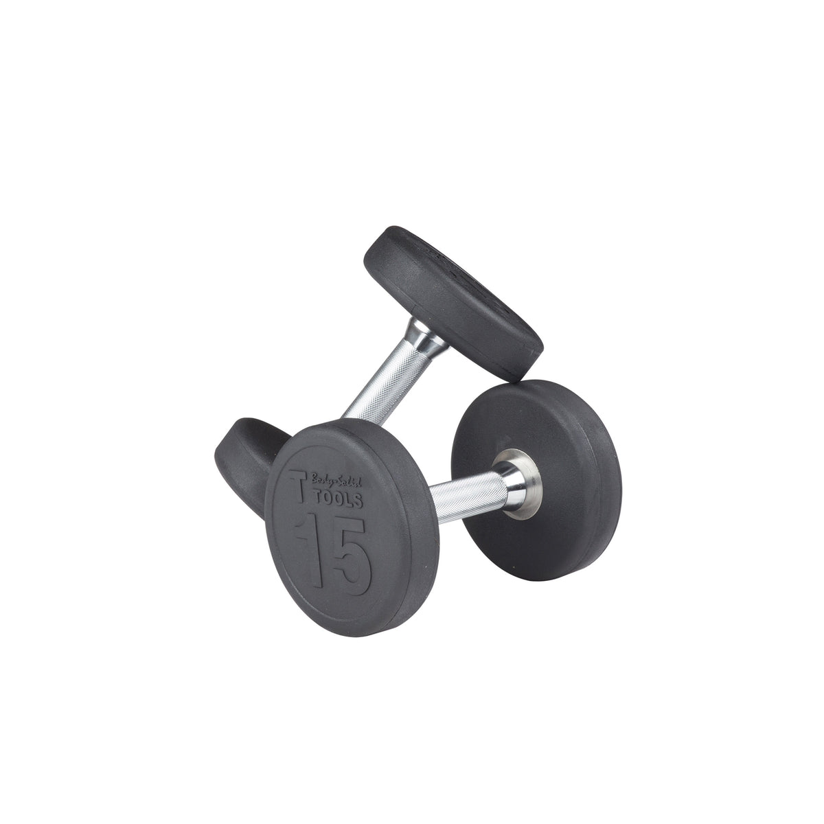 Body-Solid Rubber Round Dumbbell Sets (SDPS Series)