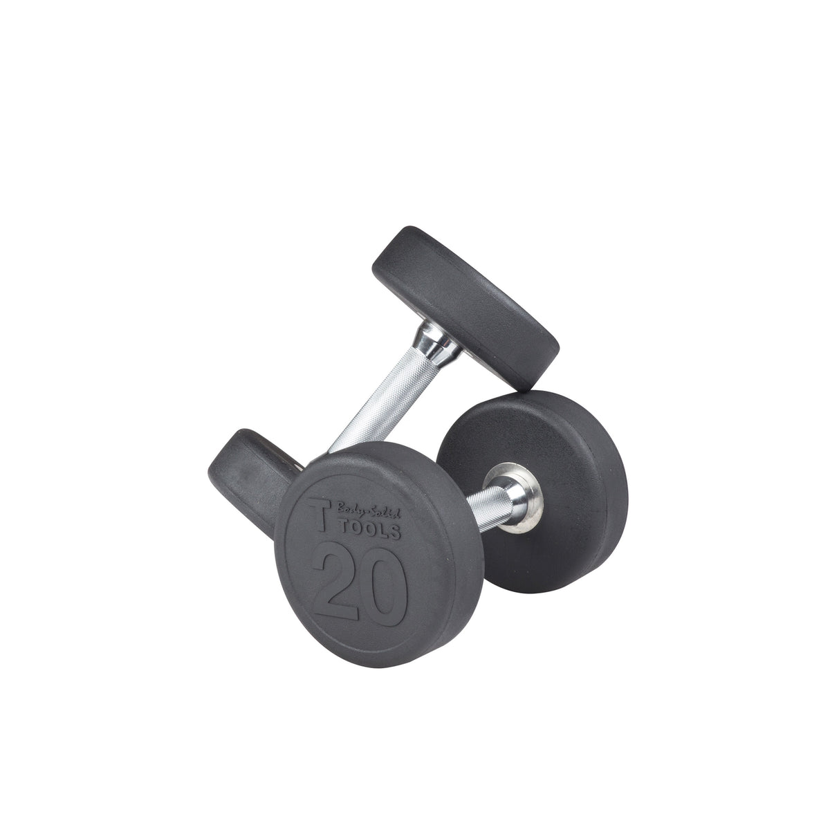 Body-Solid Rubber Round Dumbbell Sets (SDPS Series)