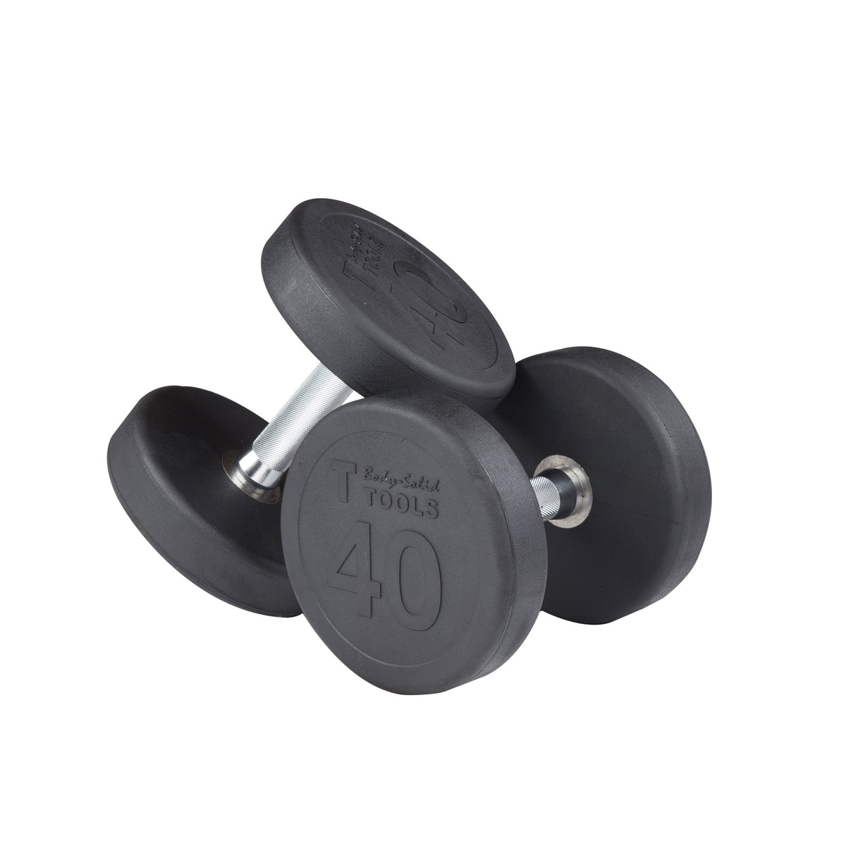 Body-Solid Rubber Round Dumbbell Sets (SDPS Series)