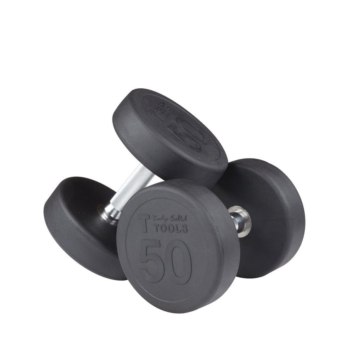 Body-Solid Rubber Round Dumbbell Sets (SDPS Series)
