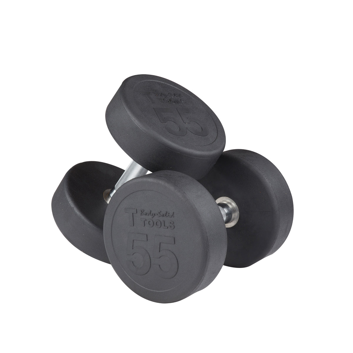 Body-Solid Rubber Round Dumbbell Sets (SDPS Series)