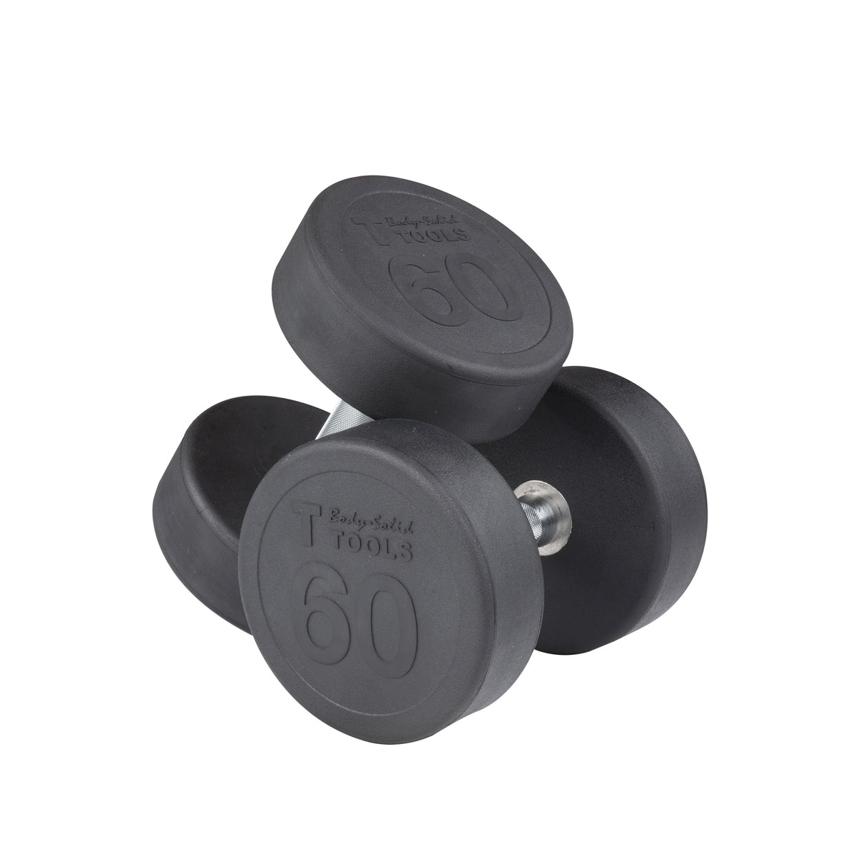 Body-Solid Rubber Round Dumbbell Sets (SDPS Series)