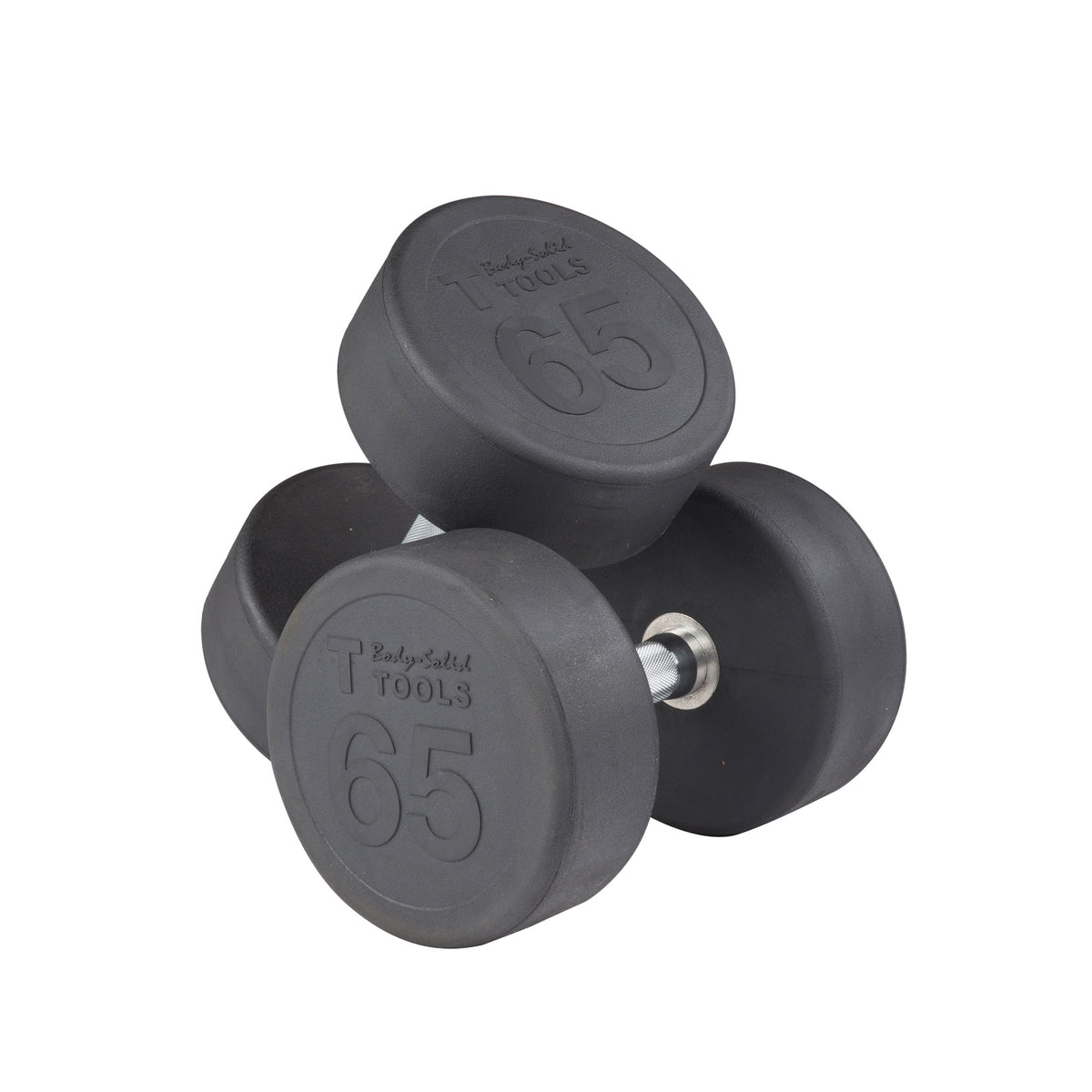 Body-Solid Rubber Round Dumbbell Sets (SDPS Series)