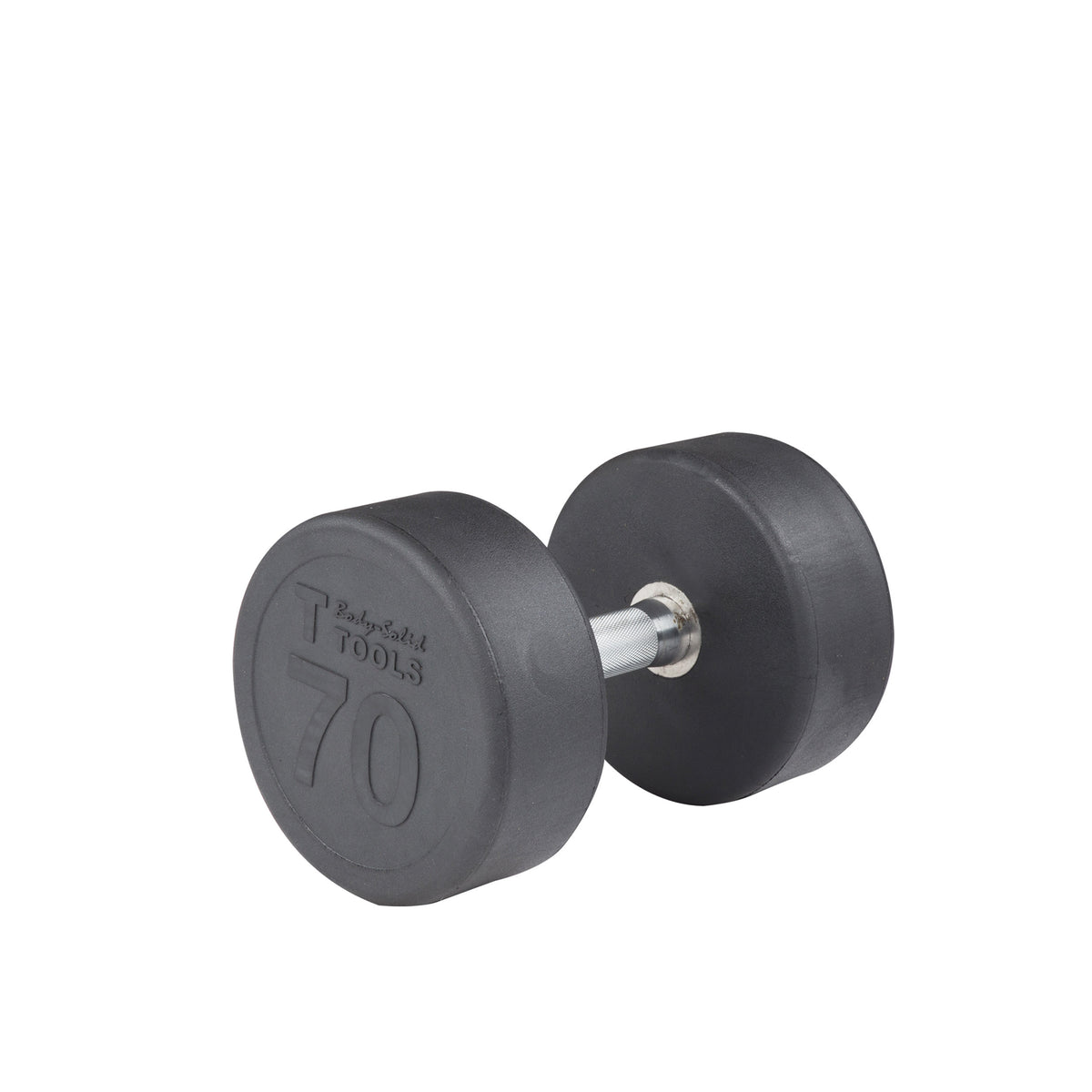 Body-Solid Rubber Round Dumbbells (SDP Series, 3-100 lb)