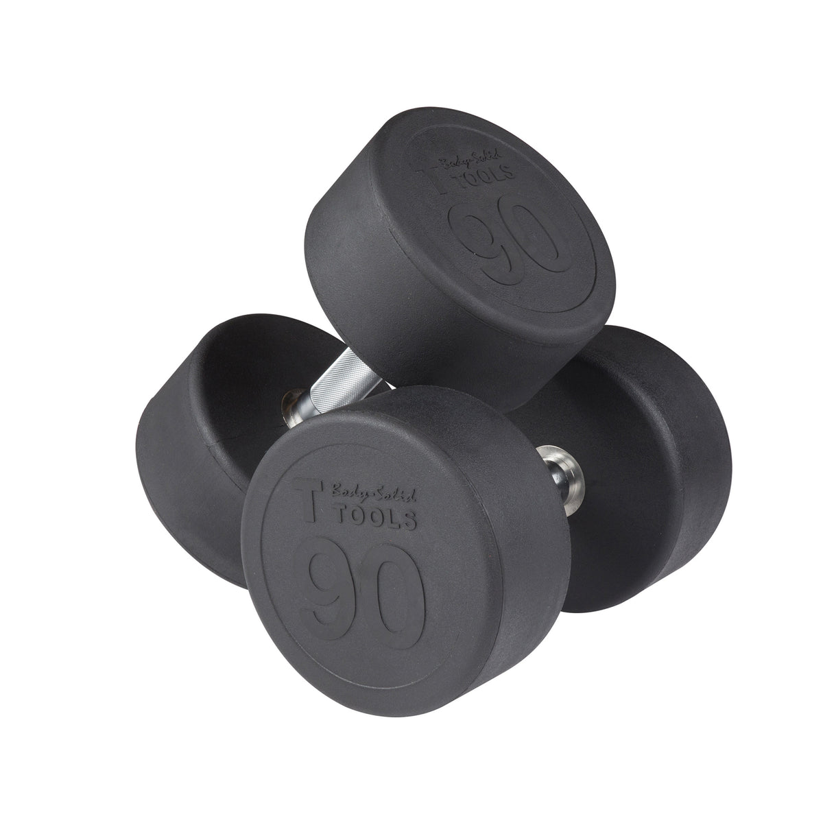 Body-Solid Rubber Round Dumbbell Sets (SDPS Series)