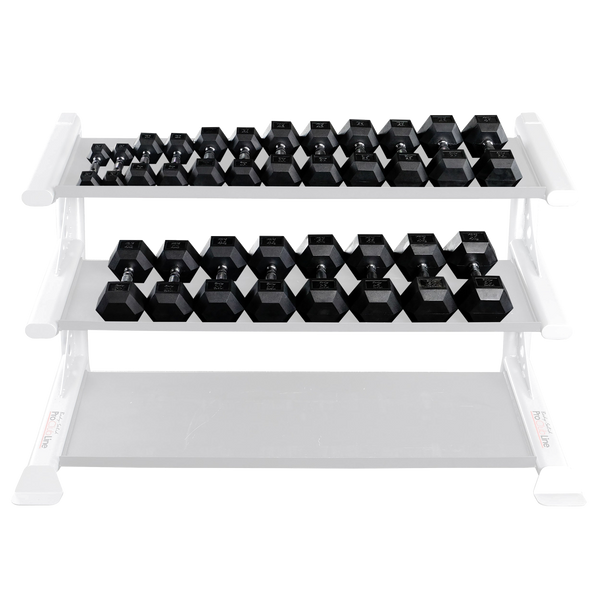 Body-Solid Powerline Rubber Hex Dumbbells - Banner