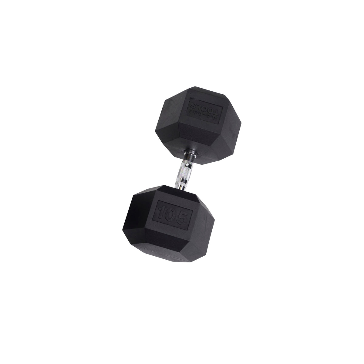 Body-Solid Tools Rubber Hex Dumbbells (SDR Series, 3-120 lb, Single or Pair)