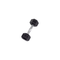 Body-Solid Tools Rubber Hex Dumbbells (SDR Series, 3-120 lb, Single or Pair)