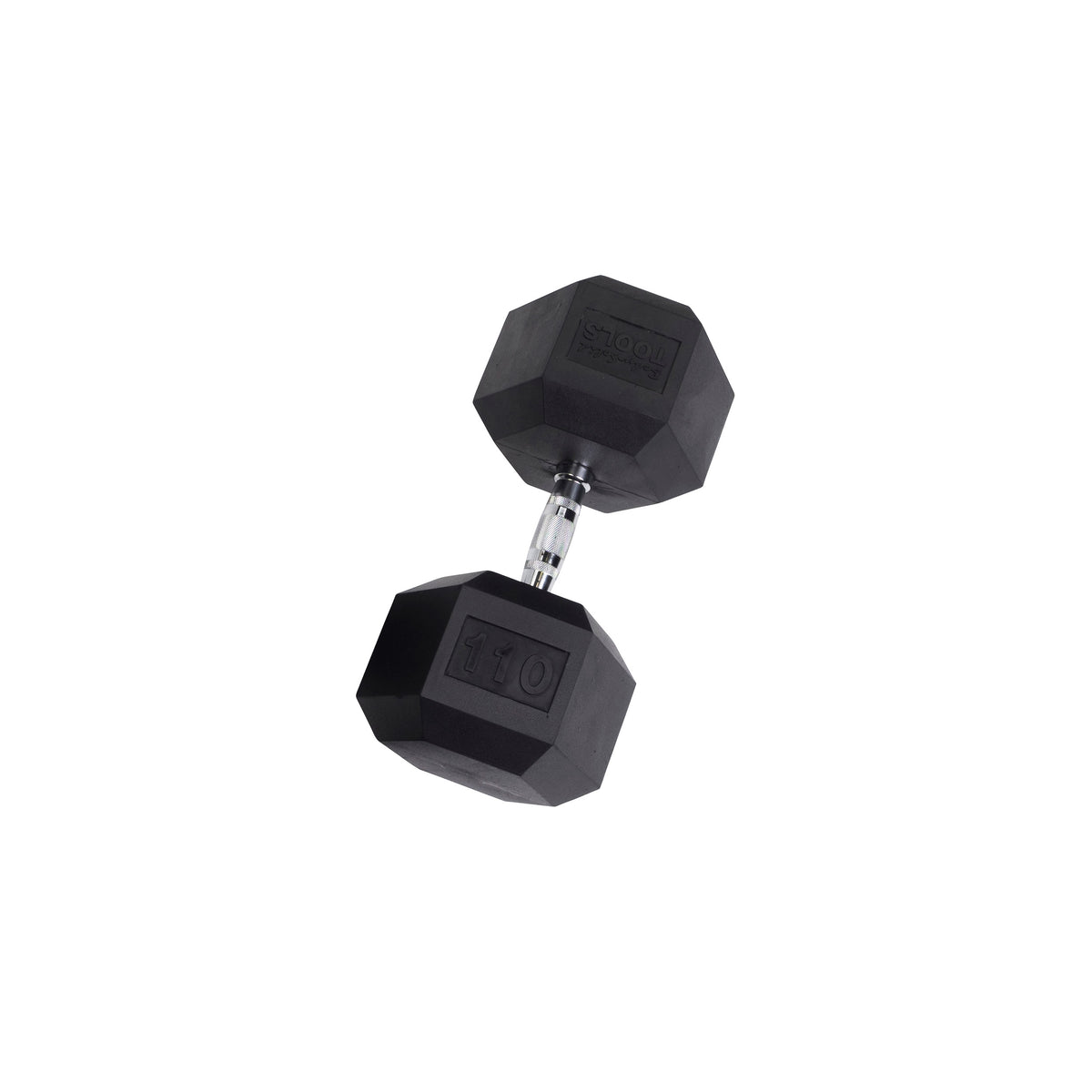 Body-Solid Tools Rubber Hex Dumbbells (SDR Series, 3-120 lb, Single or Pair)