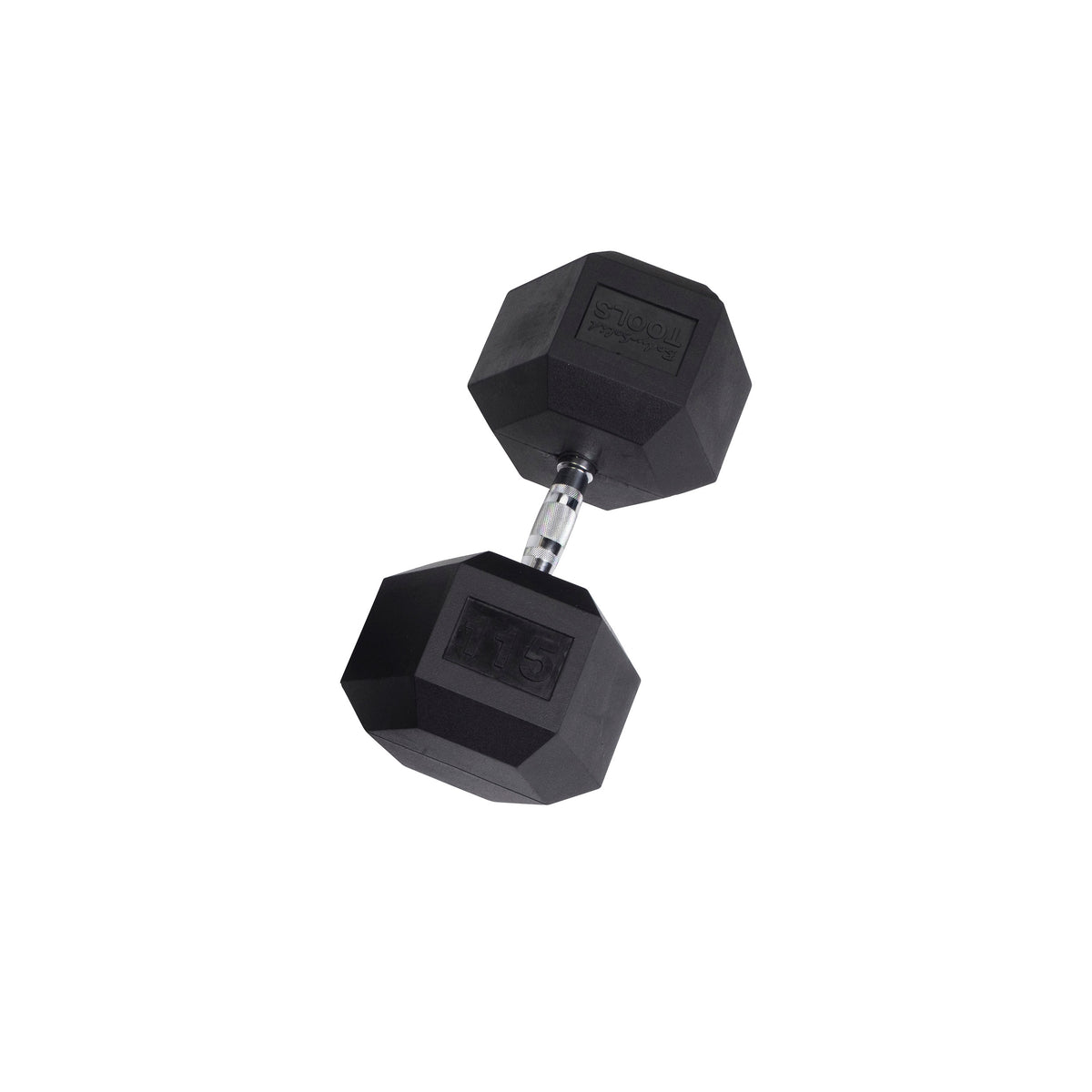Body-Solid Tools Rubber Hex Dumbbells (SDR Series, 3-120 lb, Single or Pair)