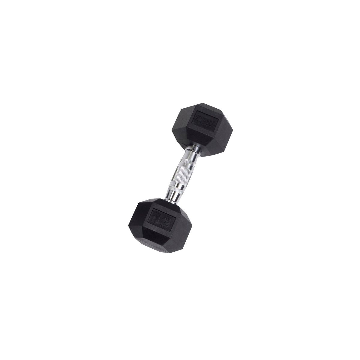 Body-Solid Tools Rubber Hex Dumbbells (SDR Series, 3-120 lb, Single or Pair)