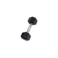 Body-Solid Tools Rubber Hex Dumbbells (SDR Series, 3-120 lb, Single or Pair)