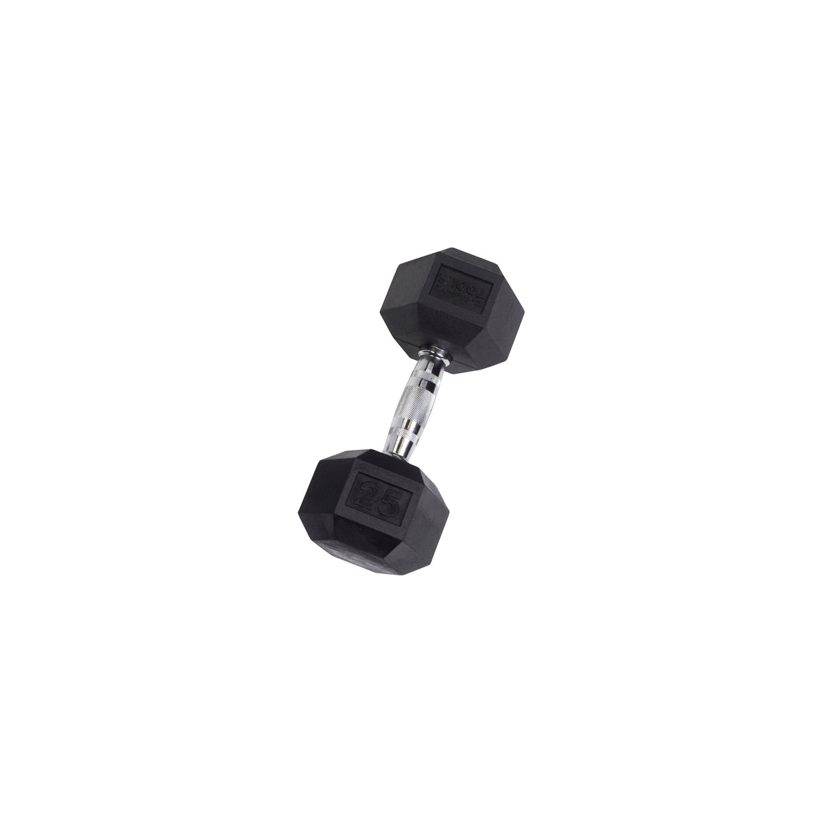 Body-Solid Tools Rubber Hex Dumbbells (SDR Series, 3-120 lb, Single or Pair)