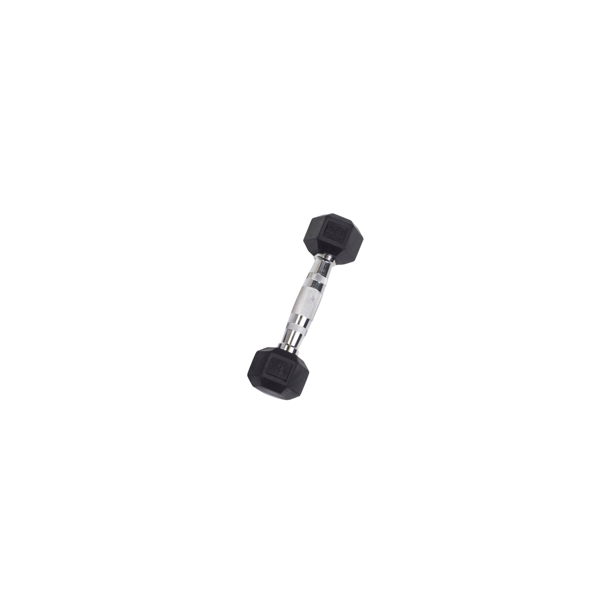 Body-Solid Tools Rubber Hex Dumbbells