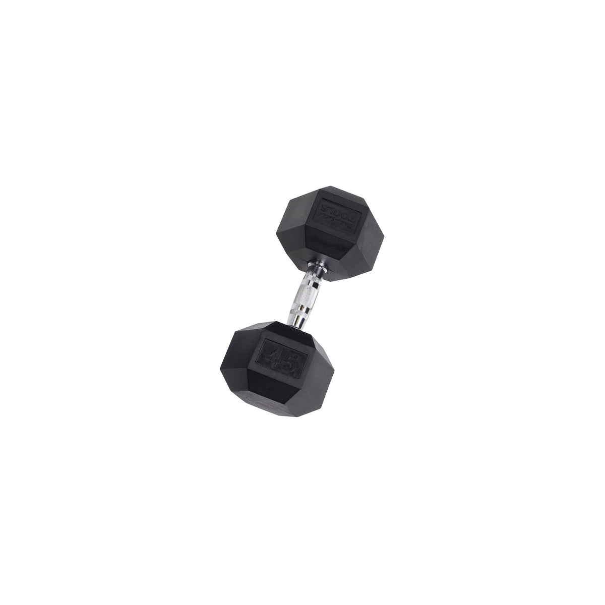 Body-Solid Tools Rubber Hex Dumbbells (SDR Series, 3-120 lb, Single or Pair)