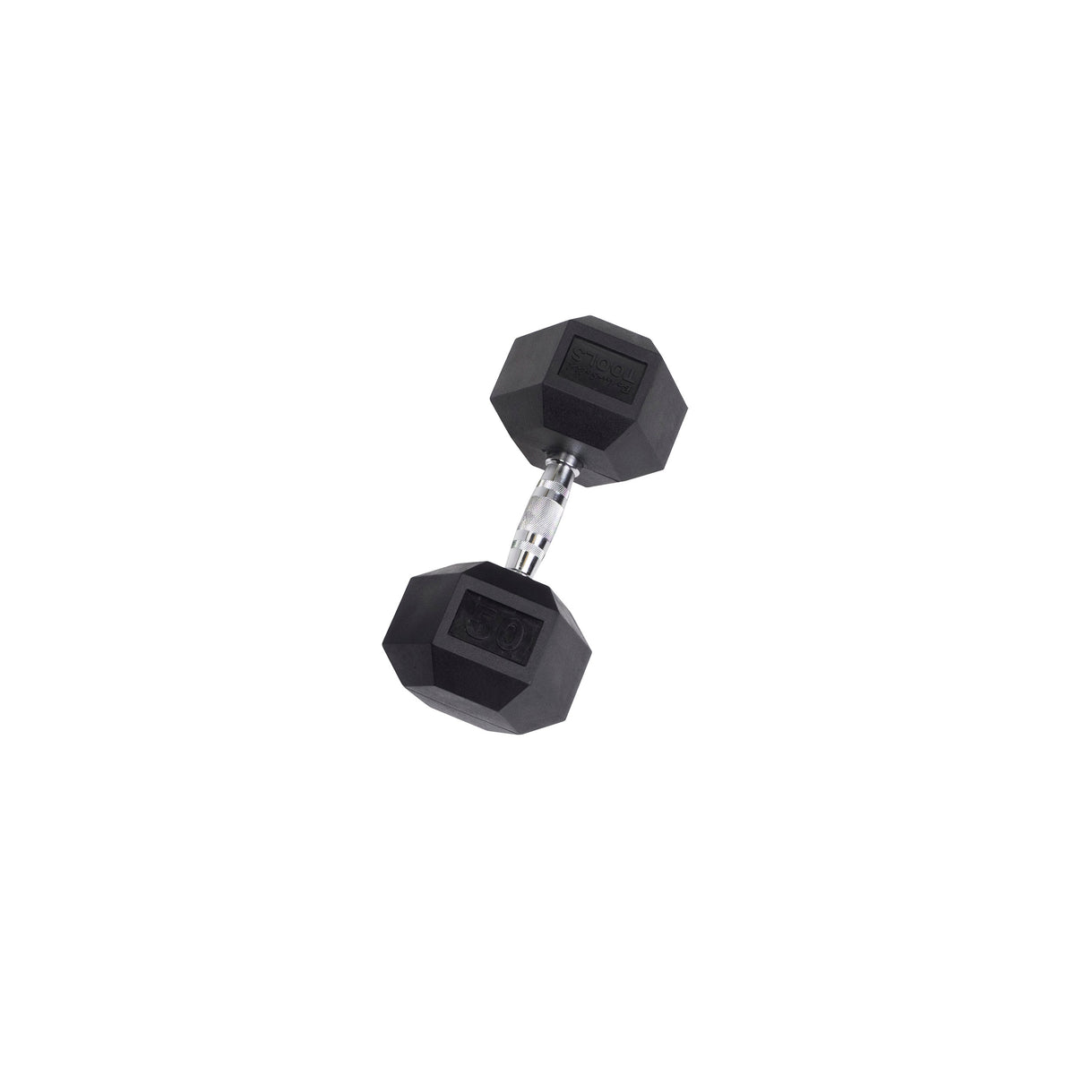 Body-Solid Tools Rubber Hex Dumbbells (SDR Series, 3-120 lb, Single or Pair)