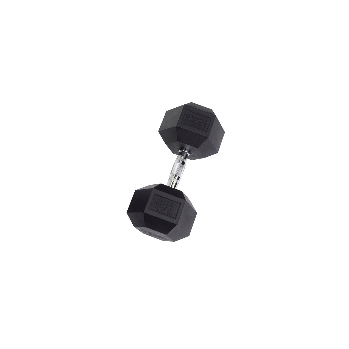Body-Solid Tools Rubber Hex Dumbbells (SDR Series, 3-120 lb, Single or Pair)