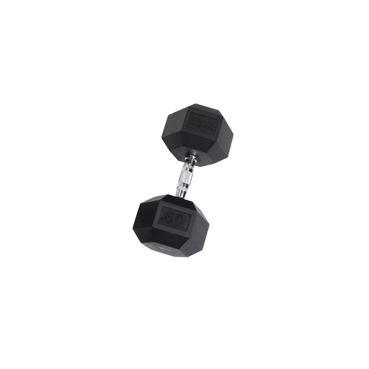 Body-Solid Tools Rubber Hex Dumbbells (SDR Series, 3-120 lb, Single or Pair)
