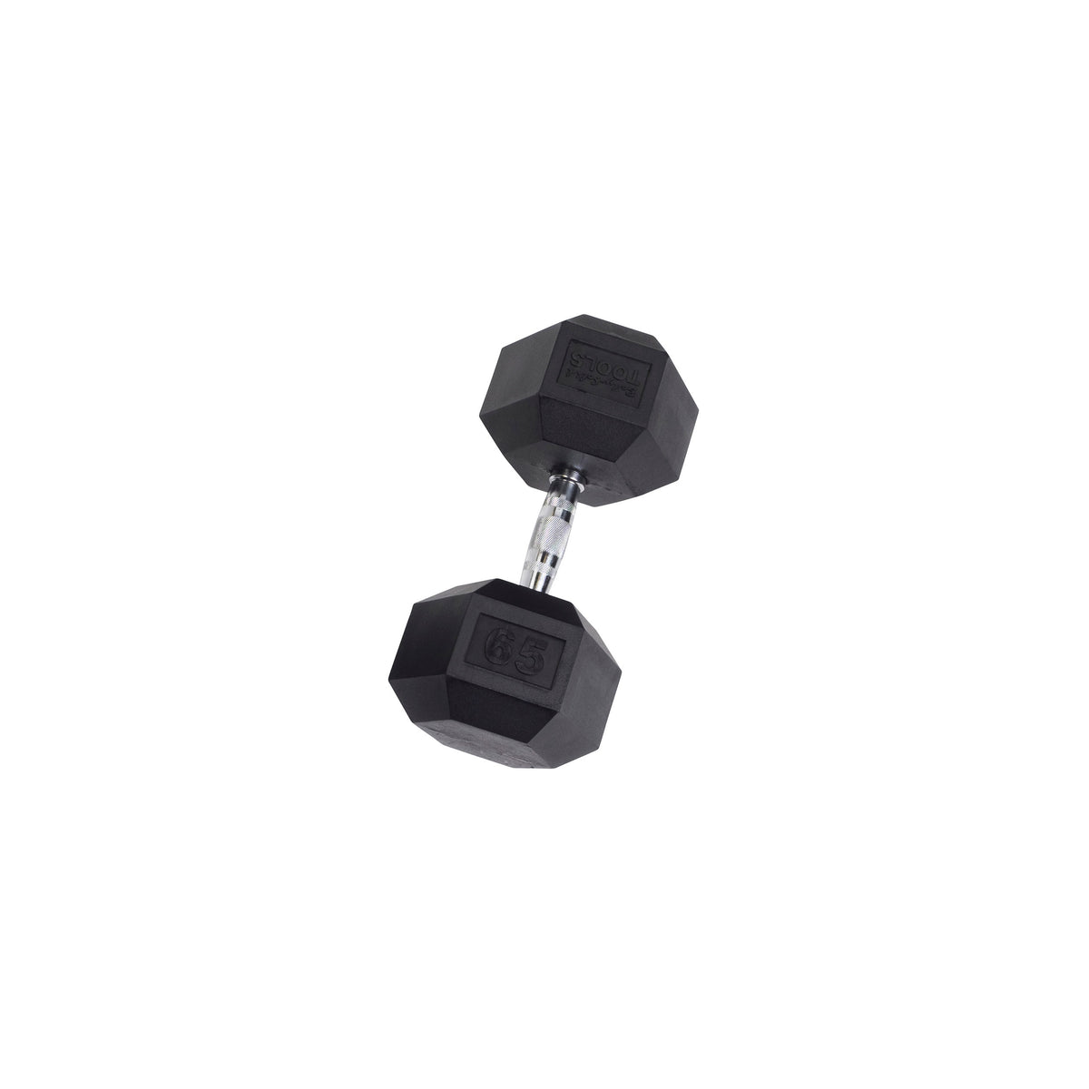 Body-Solid Tools Rubber Hex Dumbbells (SDR Series, 3-120 lb, Single or Pair)