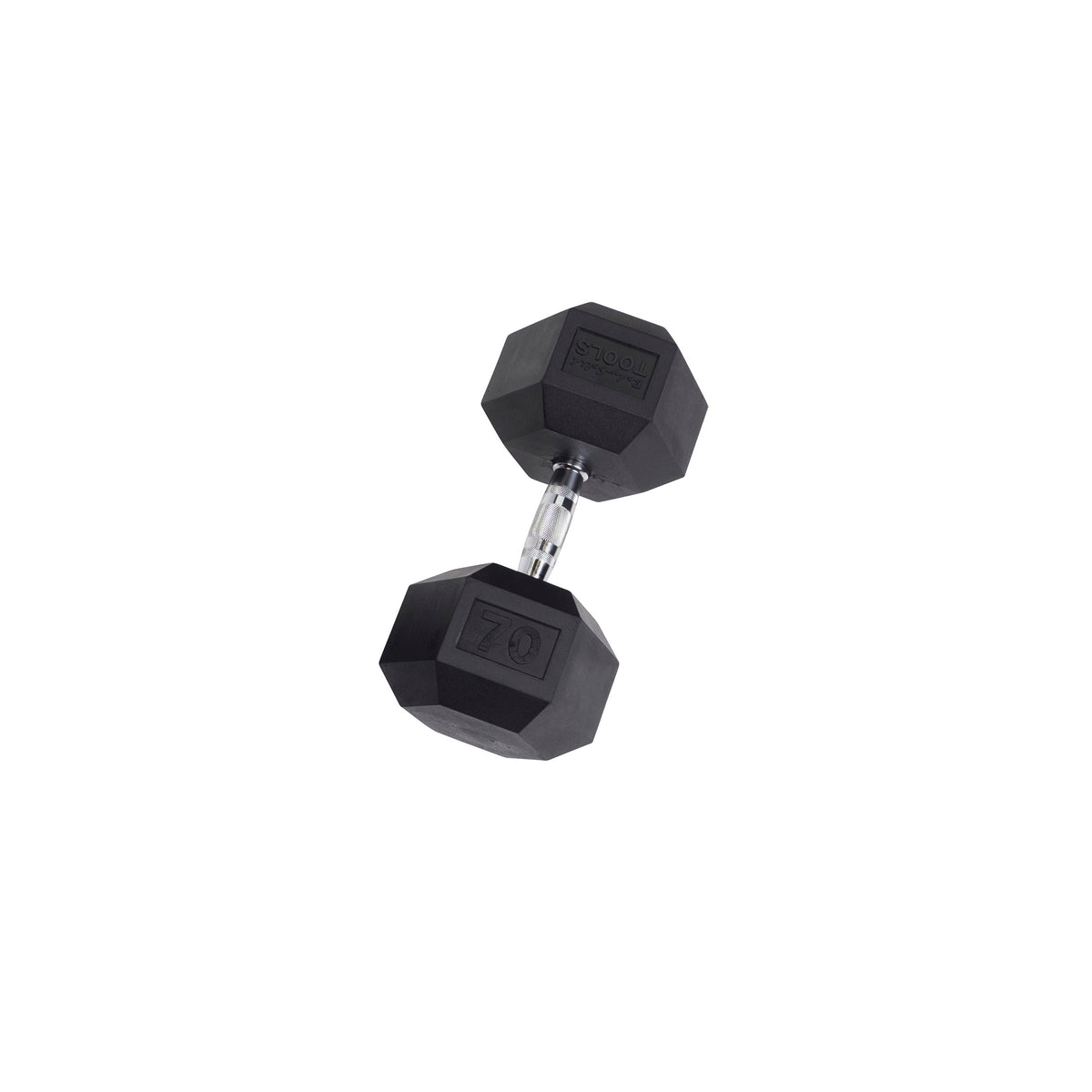 Body-Solid Tools Rubber Hex Dumbbells (SDR Series, 3-120 lb, Single or Pair)