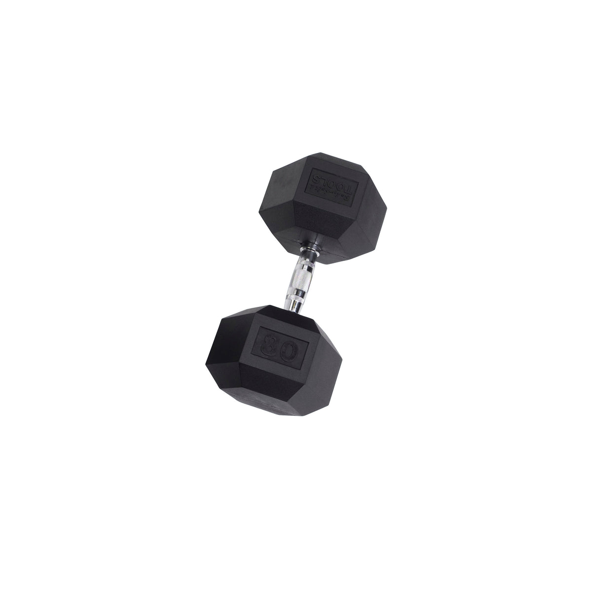 Body-Solid Tools Rubber Hex Dumbbells (SDR Series, 3-120 lb, Single or Pair)
