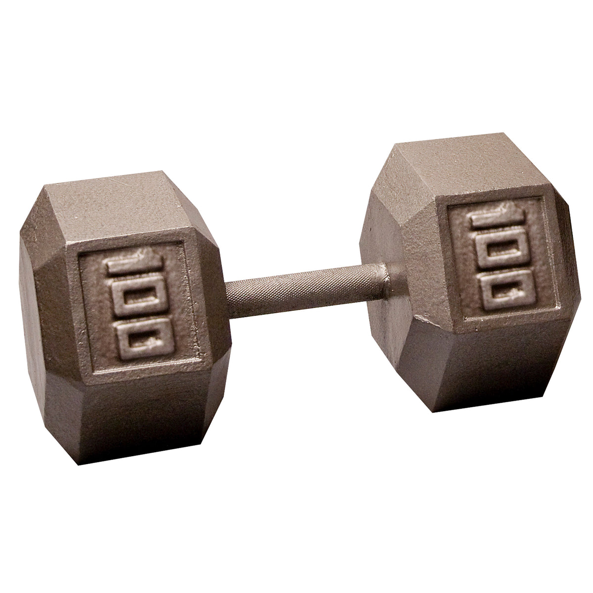 Body-Solid Cast Iron Hex Dumbbells (SDX Series, 3-100 lb)