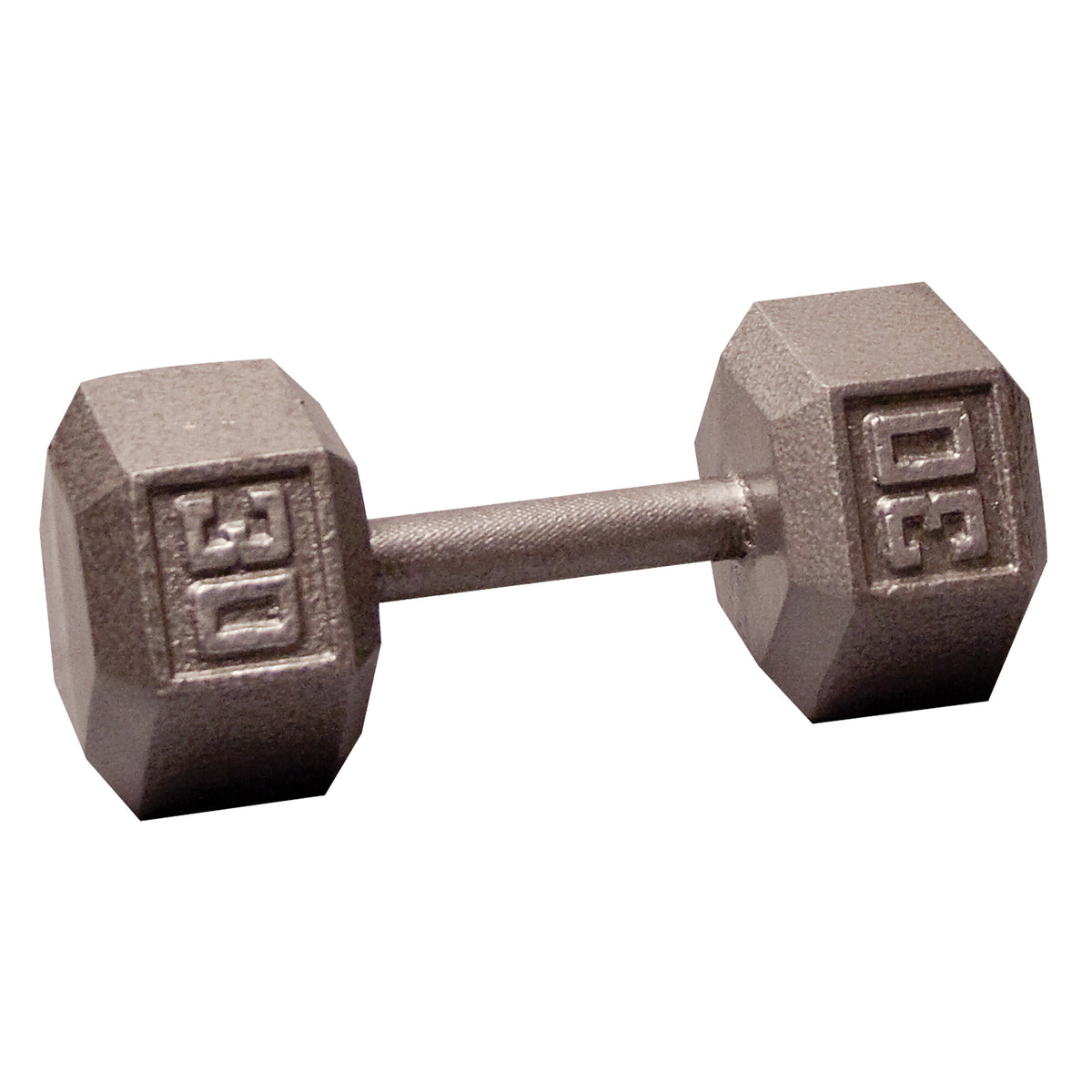 Body-Solid Cast Iron Hex Dumbbells (SDX Series, 3-100 lb)