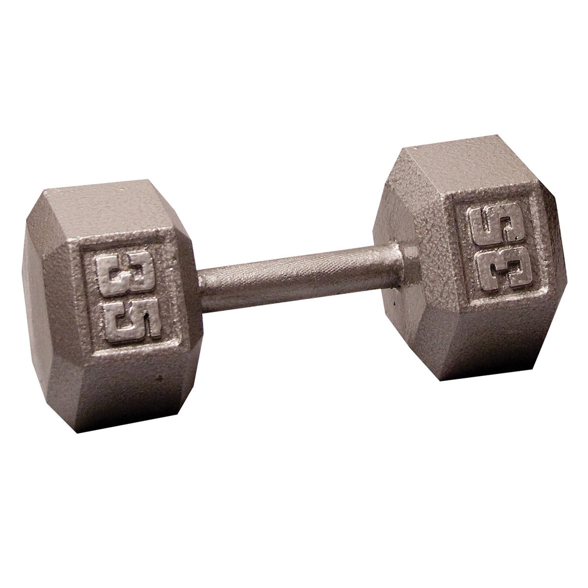 Body-Solid Cast Iron Hex Dumbbells (SDX Series, 3-100 lb)