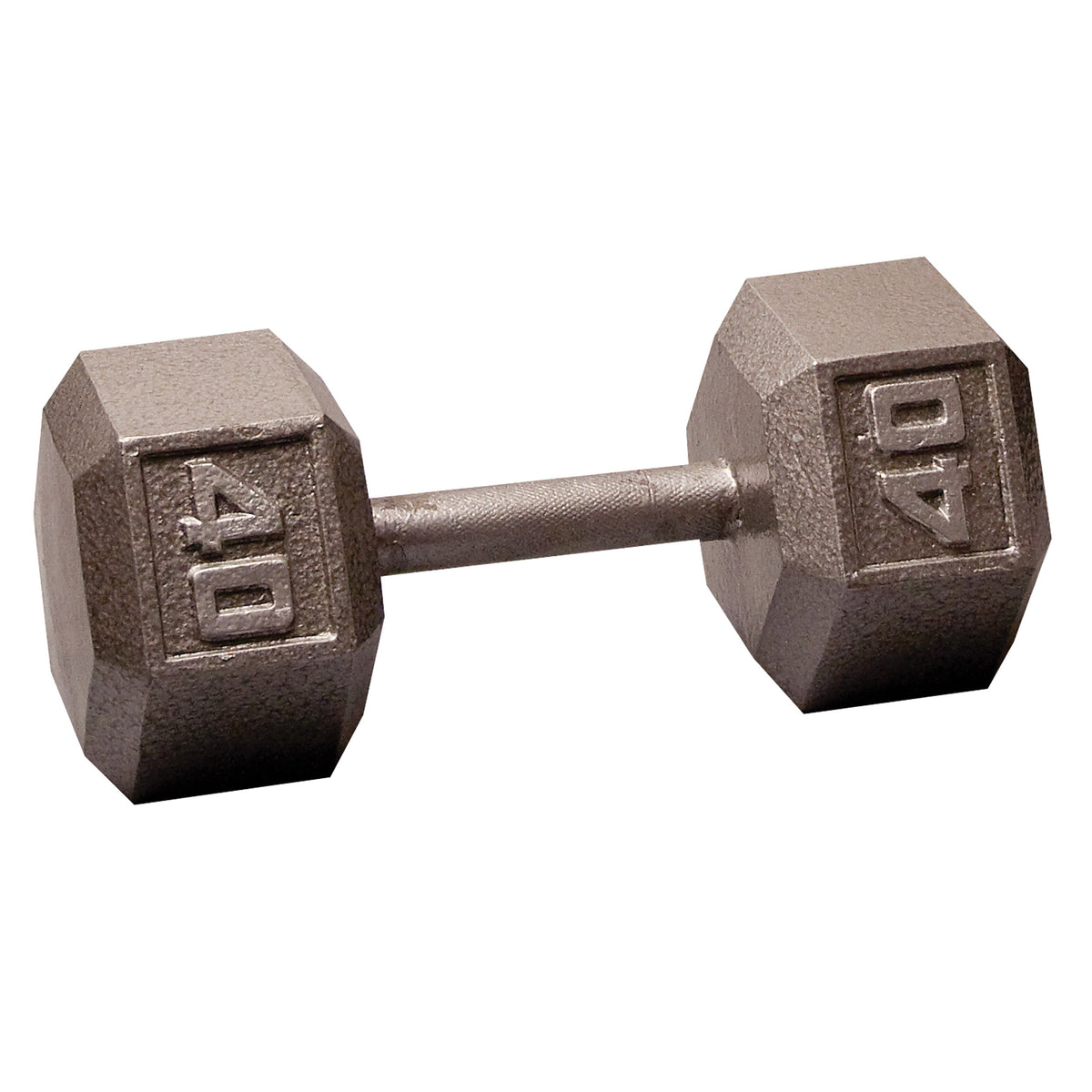 Body-Solid Cast Iron Hex Dumbbells (SDX Series, 3-100 lb)