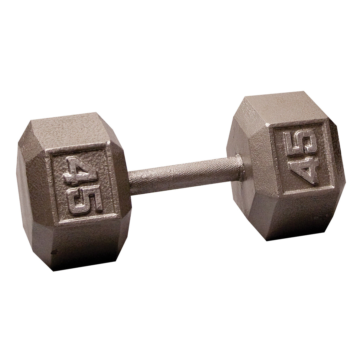 Body-Solid Cast Iron Hex Dumbbells (SDX Series, 3-100 lb)
