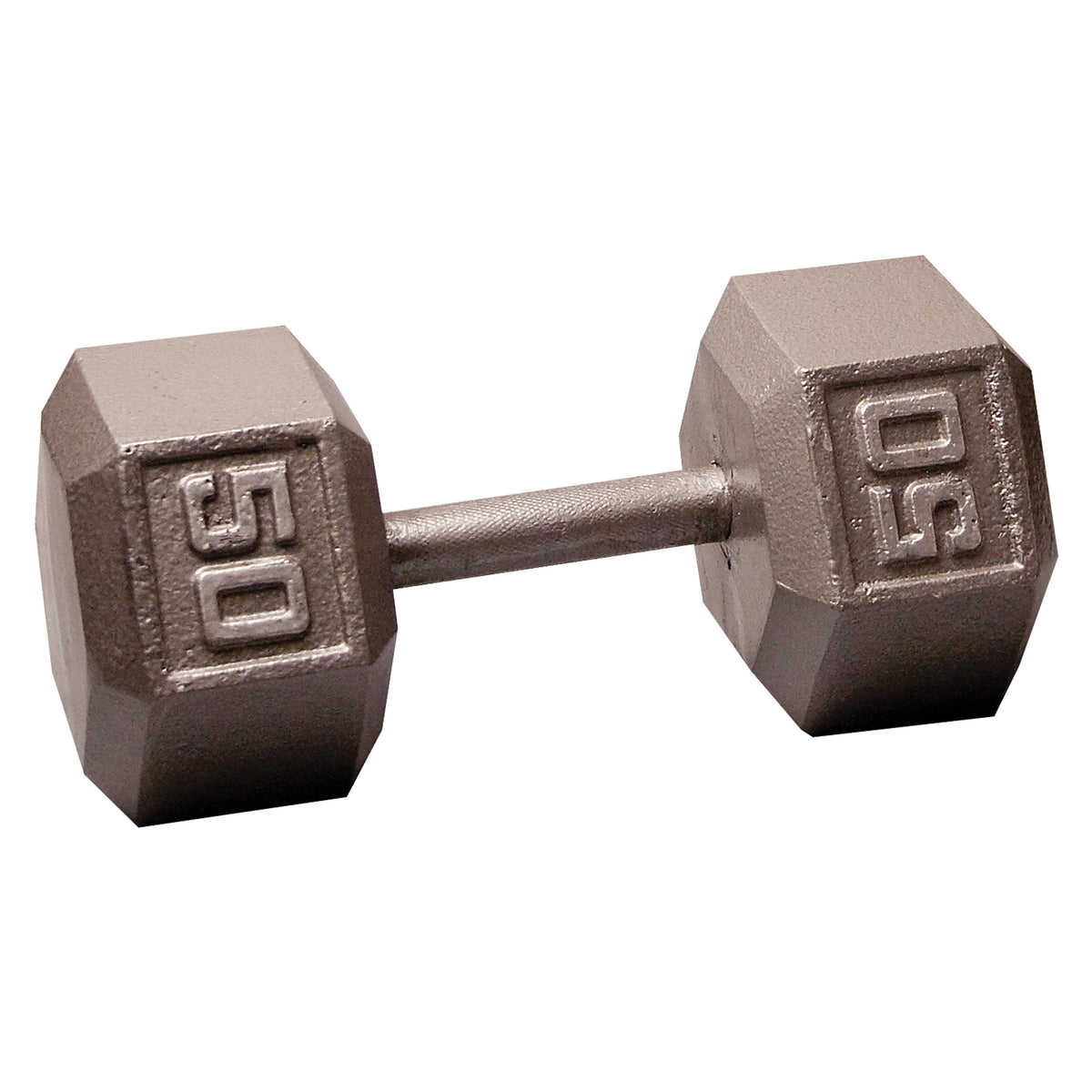 Body-Solid Cast Iron Hex Dumbbells (SDX Series, 3-100 lb)