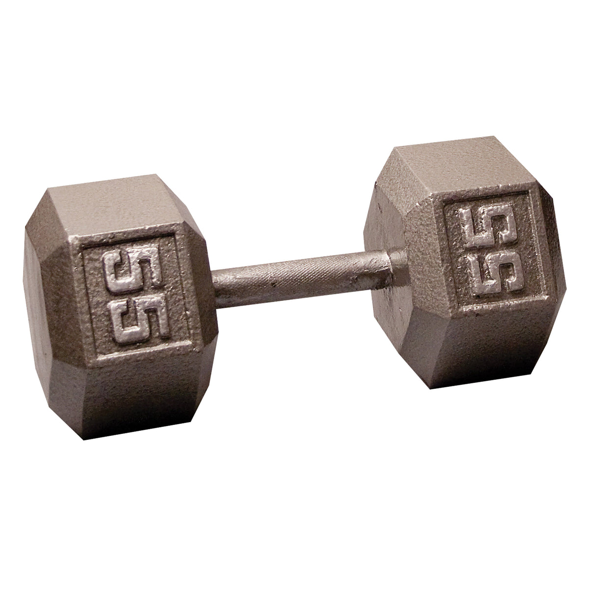 Body-Solid Cast Iron Hex Dumbbells (SDX Series, 3-100 lb)