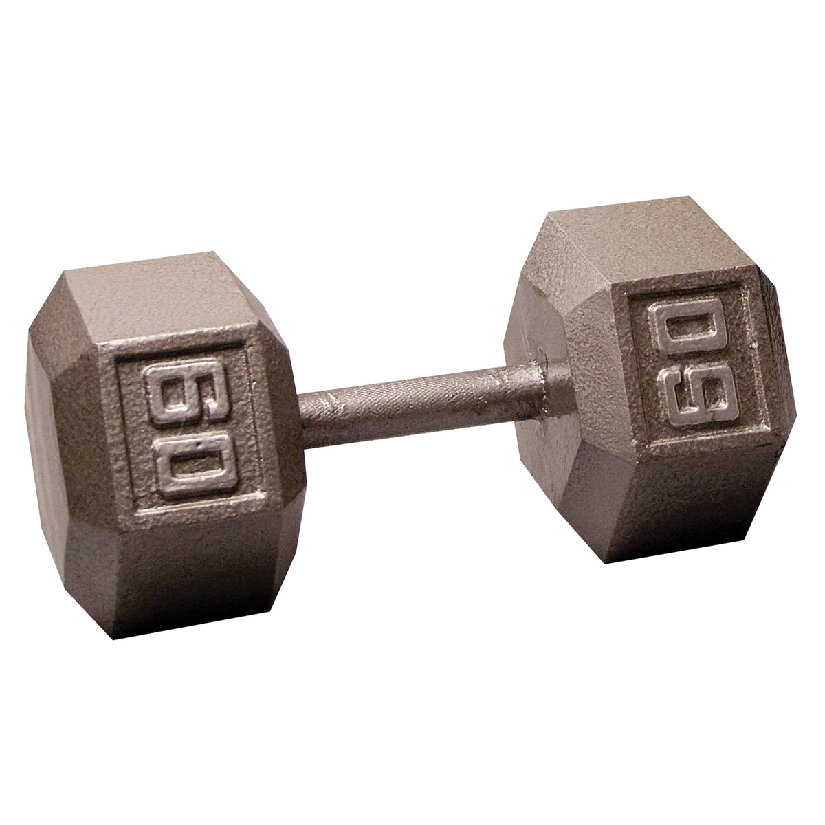 Body-Solid Cast Iron Hex Dumbbells (SDX Series, 3-100 lb)