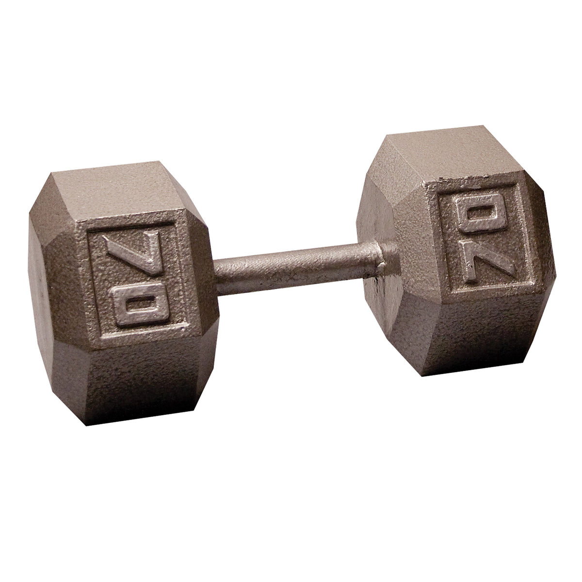 Body-Solid Cast Iron Hex Dumbbells (SDX Series, 3-100 lb)