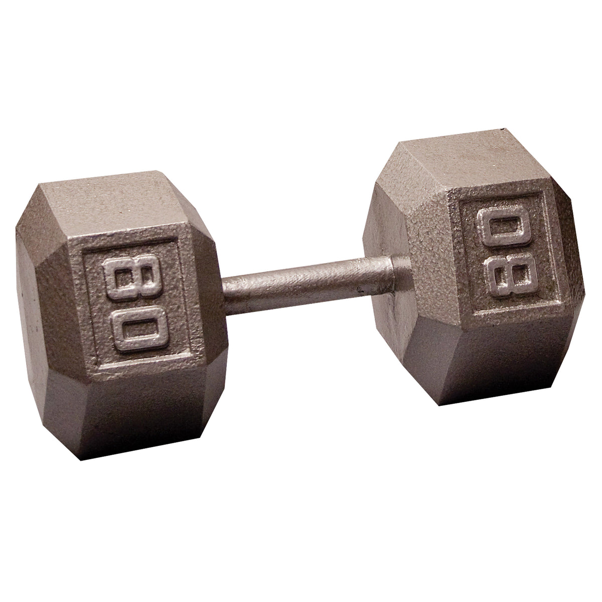Body-Solid Cast Iron Hex Dumbbells (SDX Series, 3-100 lb)