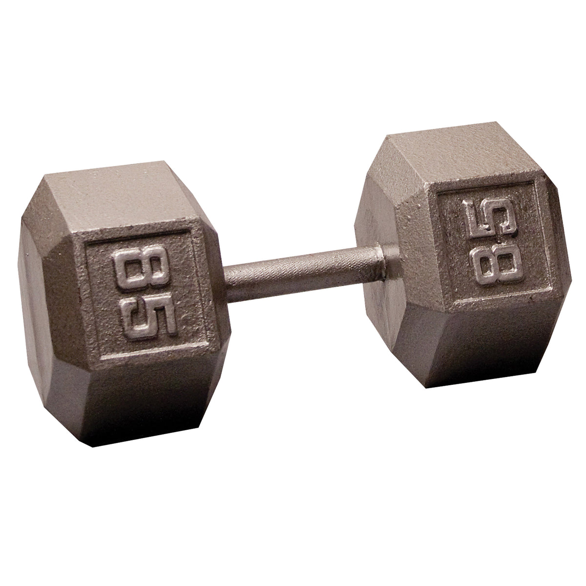 Body-Solid Cast Iron Hex Dumbbells (SDX Series, 3-100 lb)