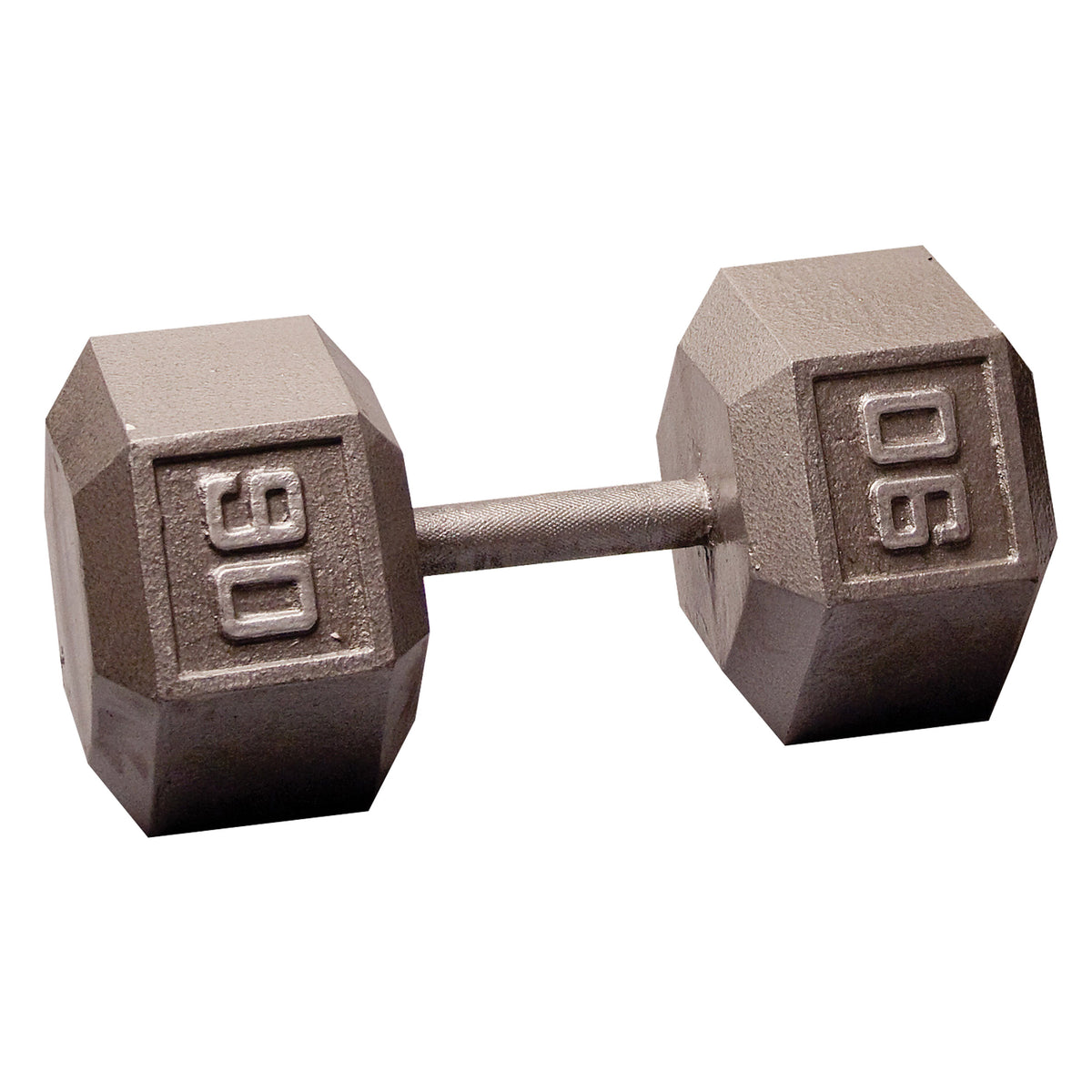 Body-Solid Cast Iron Hex Dumbbells (SDX Series, 3-100 lb)