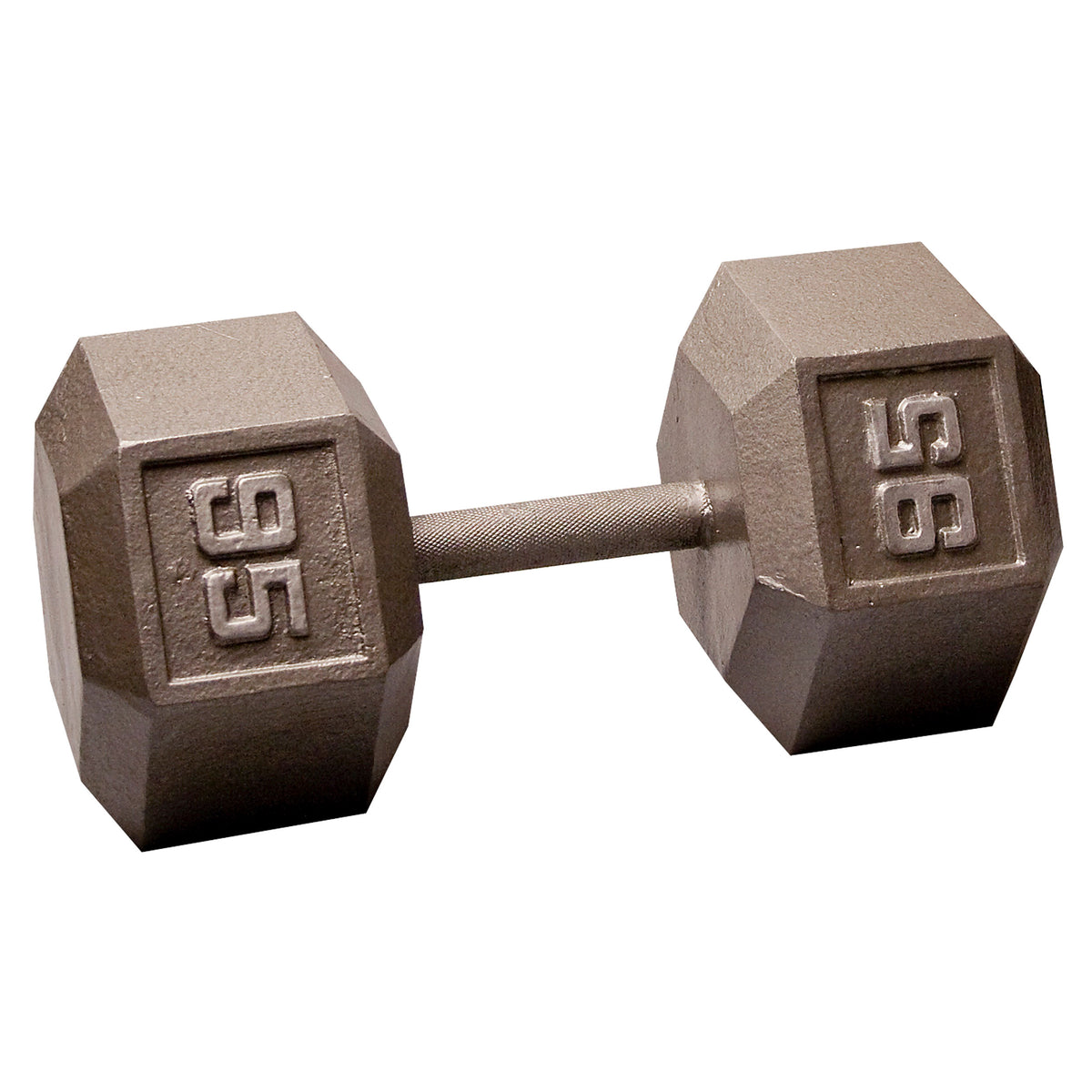 Body-Solid Cast Iron Hex Dumbbells (SDX Series, 3-100 lb)