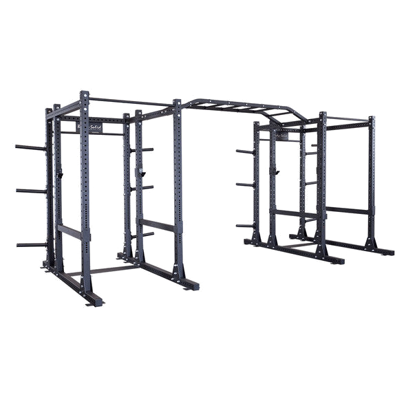 SPR1000DBBACK Double Power Racks with Rear Extensions and Monkey Bars