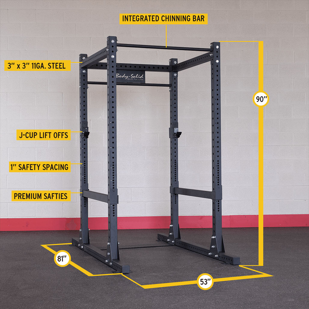 SPR1000BACK Power Rack with Rear Extension
