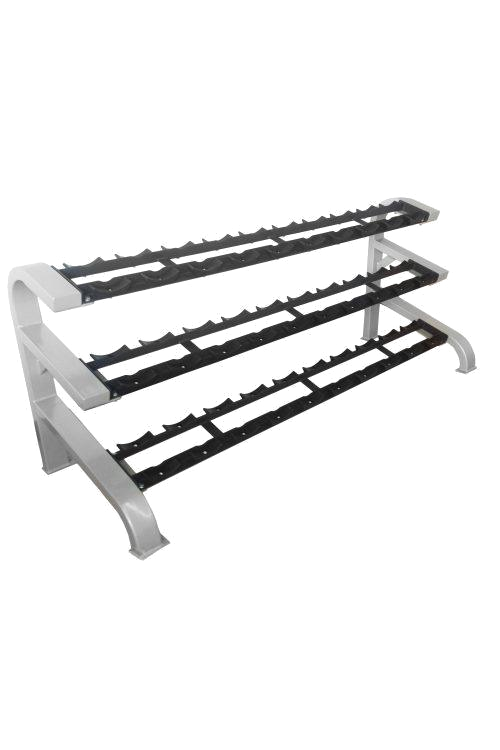 3-Tier Dumbbell Rack - Muscle D Fitness - 15 Pair Storage