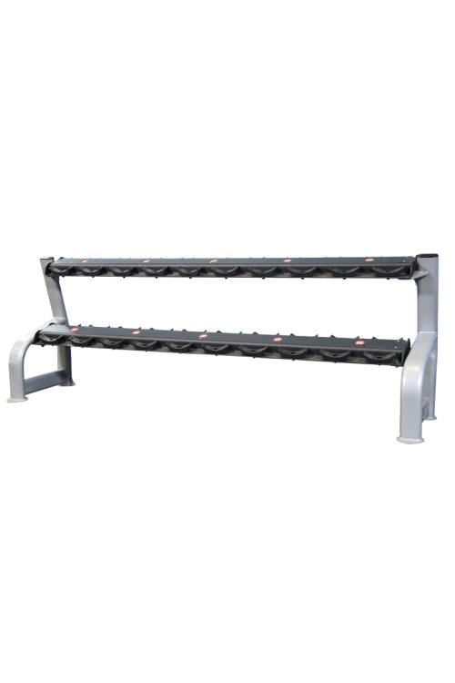 Muscle D Fitness 2-Tier Dumbbell Rack