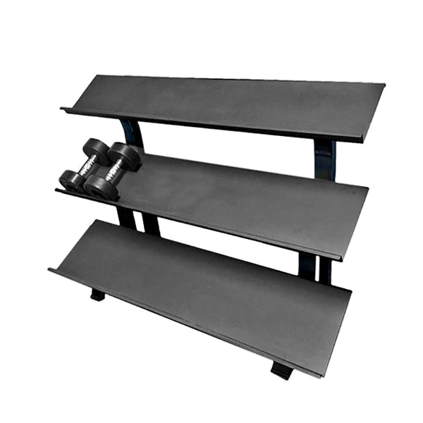 Muscle D Fitness 3-Tier Hex Dumbbell Rack