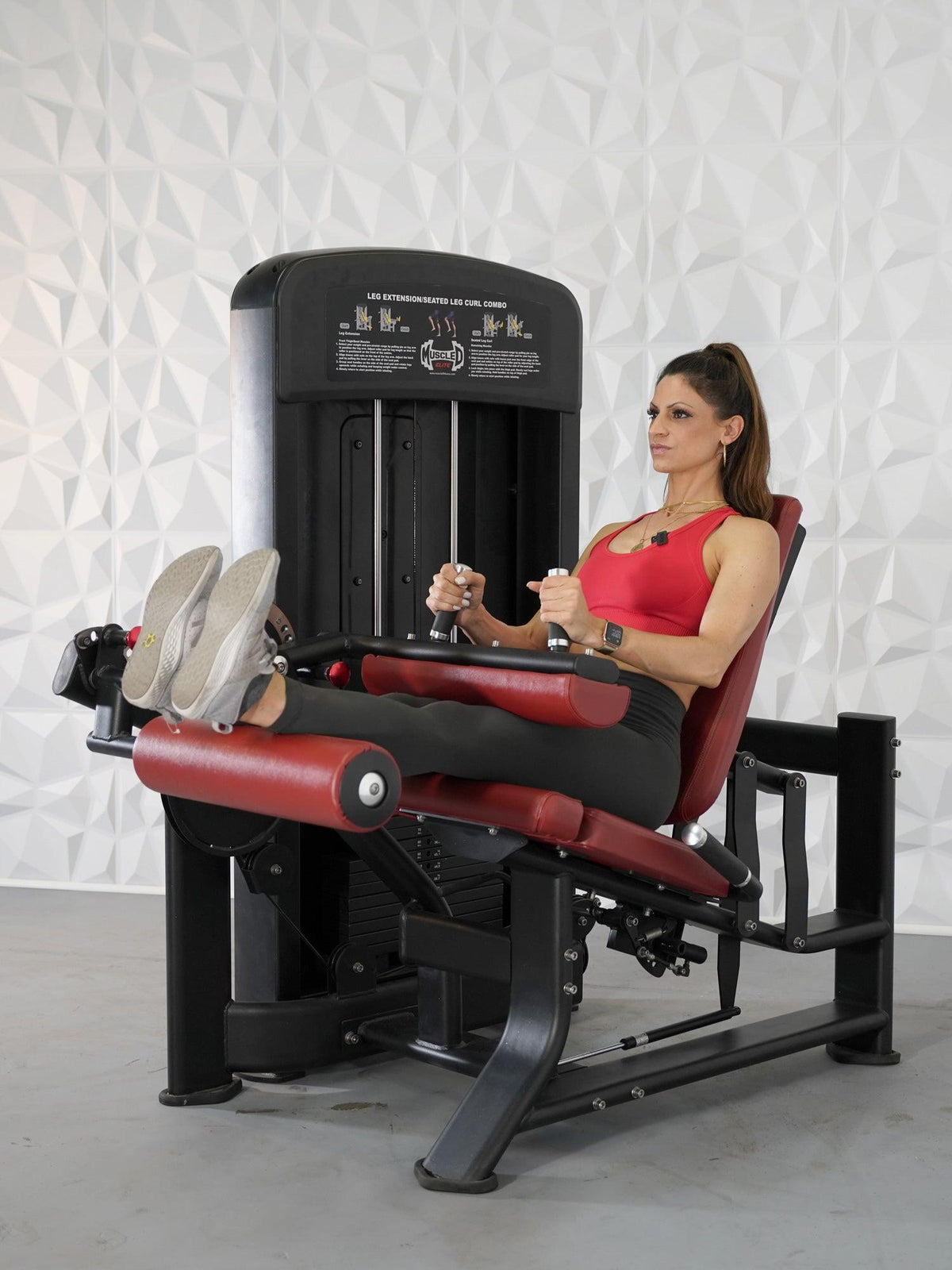 Muscle D Fitness Elite Selectorized Leg Extension Seated Leg Curl Combo — view 6