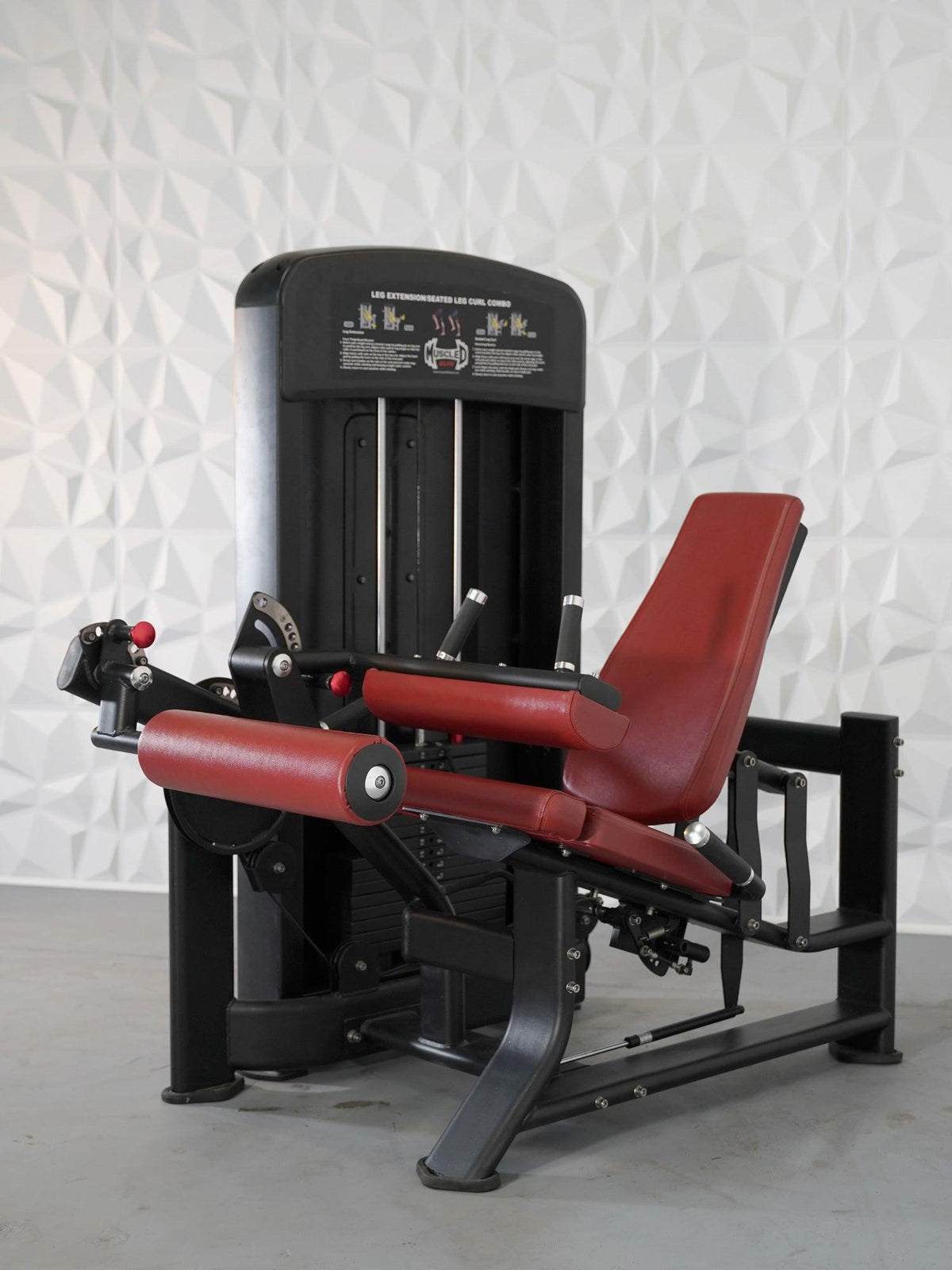Muscle D Fitness Elite Selectorized Leg Extension Seated Leg Curl Combo — view 4