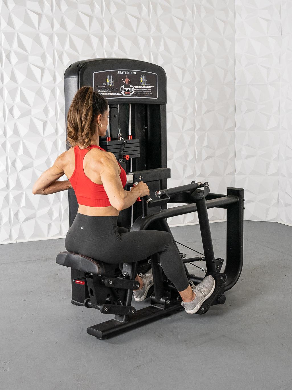 Muscle D Fitness Elite Selectorized Seated Row