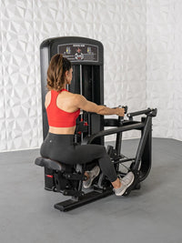 Muscle D Fitness Elite Selectorized Seated Row — view 2